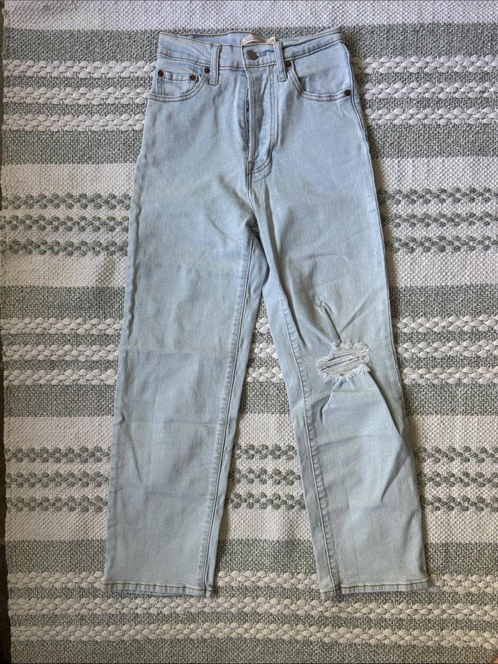 Levi’s Ribcage Straight Cropped Jeans